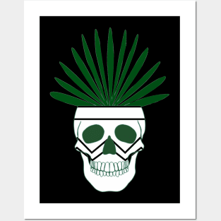 Skull and Plant Posters and Art